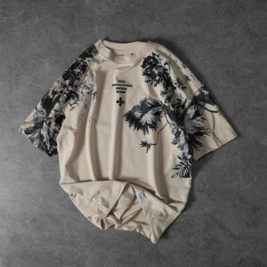 BLNCG. BRAND." Abstract Paint Splatter T-Shirts.